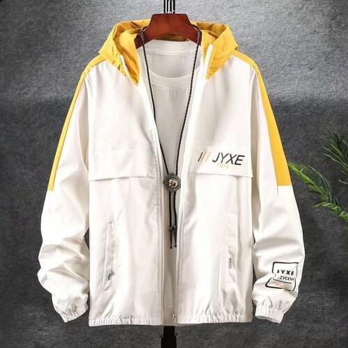 2020 New Mens jackets Fashion Streetwear Harajuku Mens jackets and Coats Casual Hooded long sleeve Coat Men Zipper jackets Mens