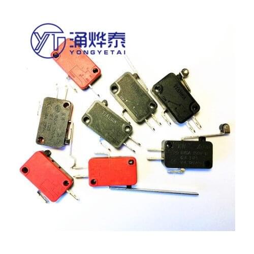 YYT 5PCS 5A250V KW7-0-1-2-3-5-9Micro switch V-15 151 152 153 154 155 156 3C25 2C25 1C25 Momentary Micro Limit Switch