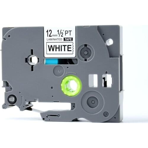 6mm 9mm12mm very strong adhesive tz tze tape Tze-s231 tz s221 tzs211 Black on White for P-touch label maker ribbon cartridge