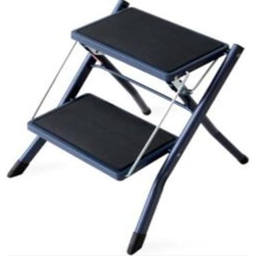 2019 New High Quality Thickened Pipe Wall, Bearing 300 kg Folding Ladder Stool Portable Non-slip Home Kitchen Step Stool
