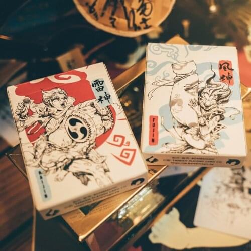Raijin Or Fujin Playing Cards Deck by BOMBMAGIC Brand New Sealed Magic Props