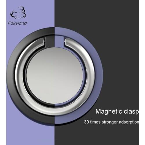 Fairyland Mobile phone stand Lazy stand Universal ring buckle creative magnetic car phone holder Festival Gift iPhone Accessory