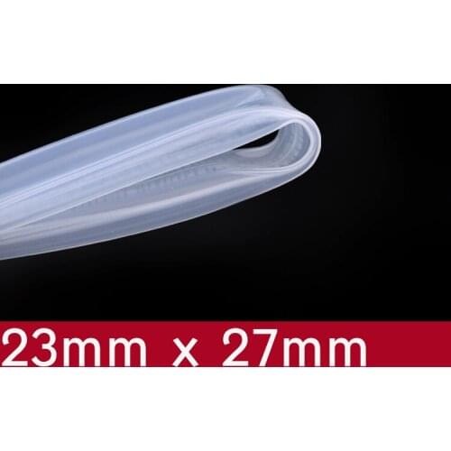Transparent Flexible Silicone Tube ID 23mm x 27mm OD Food Grade Non-toxic Drink Water Rubber Hose Milk Beer Soft Pipe Connect