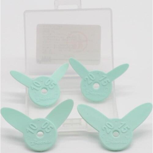 Dental Rubber Ruler For Measurement Of Tooth Slit Teeth Instrument Tool 1Set