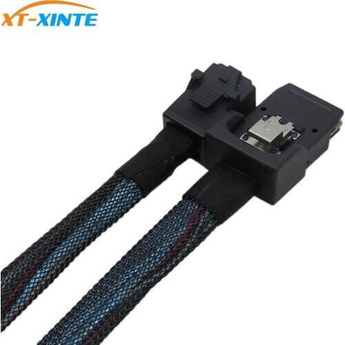 XT-XINTE 1M MINI SAS SFF-8643 To SFF 8087 HD Server Storage Array Data Cable Mini SAS HD Data Server Hard Disk Raid Cable
