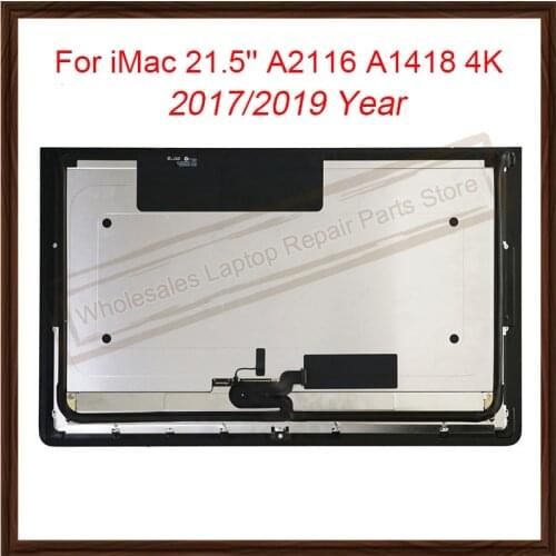 New For Apple iMac 21.5'' A2116 A1418 4K LCD Screen Display Glass Full Assembly 2017 2019 LM215UH1(SD)(B1) EMC 3195 MRT32 MRT42