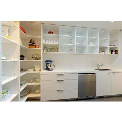 2017 antique design customized modular kitchen cabinets modern high gloss white lacquer kitchen furnitures L1606029