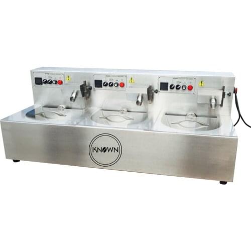 24 kg Capacity Chocolate Tempering Machine Melting Chocolate Wafers Chips Equipment