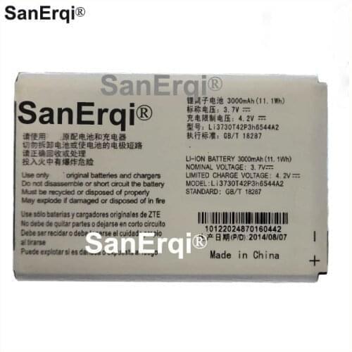 10pcs 3.7V 3000mAh Li3730T42P3h6544A2 Battery For ZTE MF286 MF96 MF96U Z289L For T-mobile Sonic 2.0 Battery
