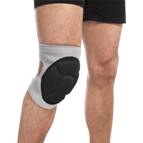 AOLIKES 1 Pair Sponge Football Volleyball Extreme Sports Knee Pads Sleeve Brace Support Thickened Cycling Knee Protector Kneepad