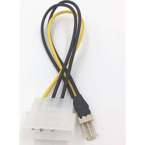 Big 4PIN To Small 3-pin Seat Fan Cable Chassis Power Supply 3-pin Fan CPU Graphics Card Transfer Cable Power Adapter