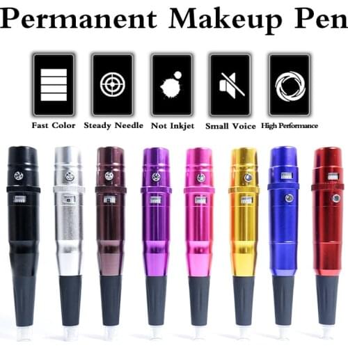 Dermograph Micropigmentation Tattoo Permanent Makeup Pen Microblading Machine Eyebrow Lip Tattoo Machine Swiss Motor Pen Gun