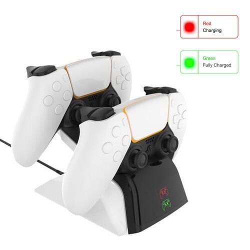 Dual Fast Charger Charging Cradle Dock Station For PS5 Wireless Controller Charging Stand For Play Station 5 Game Accessories