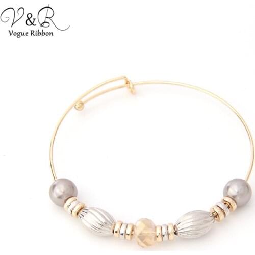 Stretch bracelet with CCB ball/ disc/ faceted glass beads alex and ani bracelet bohemian style