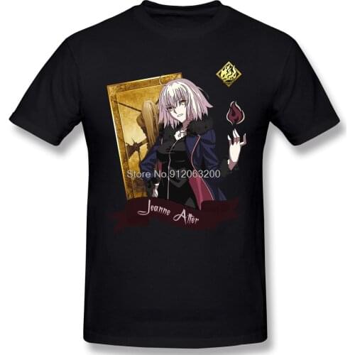 FGO Fate Grand Order The Holy Grail War Games New Arrival T-Shirt Jeanne Alter Unique Design tees Cotton For Men