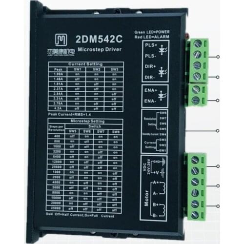 JMK 2DM542C 57 stepper motor driver power supply 24-36VDC current 4.2A