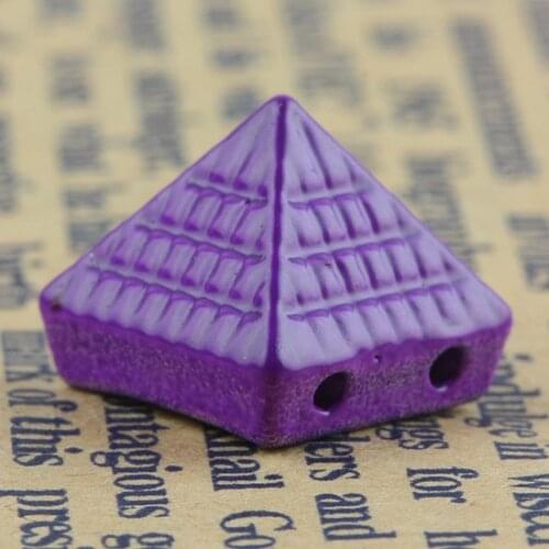 Low Price Stone Beads Purple Connector Charms For Jewelry Making DIY Necklace Bracelet Accessories