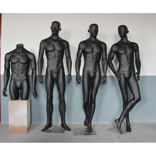 Combination Window Display Male Model Whole Body Abstract Fiberglass Standing Mannequin Hot Sale