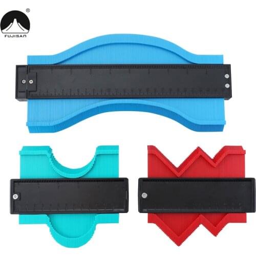 Contour Gauge Plastic Profile Copy Gauge Metric Inch Marking Gauge Profile Ruler Shape Duplicator Woodworking Layout Copy Tool