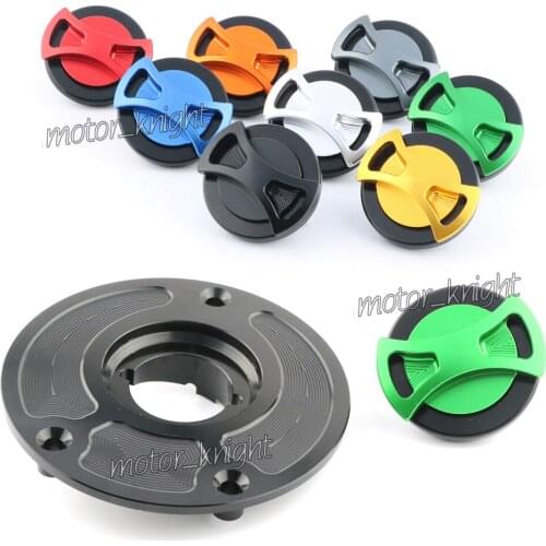 Fuel Gas Caps Tank Cap tanks Cover With Rapid Locking For KAWASAKI Ninja ZX-6R 636 ZX636R ZX-10R Z1000 Z800 Z750/R ZX14(ZZR1400)