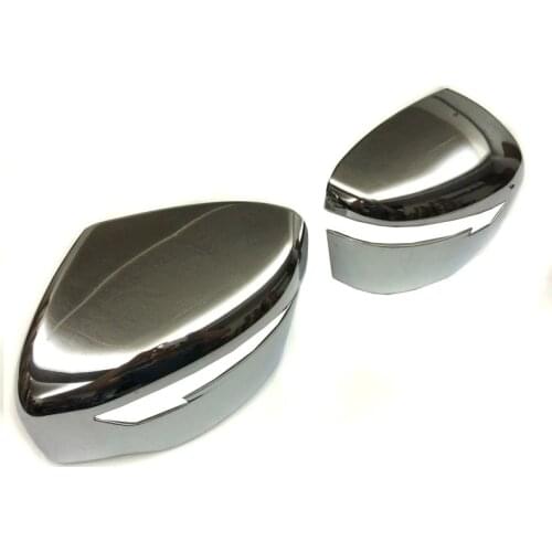 Hot For Nissan Murano 2015 2016 2017 2018 car ABS chrome back rear view Rearview Side Mirror Strip stick trim panel lamp 2pcs