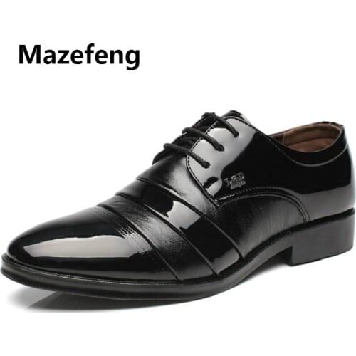 Mazefeng 2019 New Spring Summer Classic Mens Dress Shoes Male Breathable Bitty Casual Business Suit Shoes Men Business Flats
