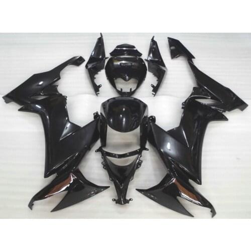 New hot moto parts fairing kit for Kawasaki Ninja ZX10R 08 09 black fairings set ZX10R 2008 2009 OT21
