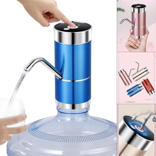 Portable Electronic Drinking Water Pump Home Two Kinds Double Pump Touch Wireless USB Charing Water Dispenser Pumps