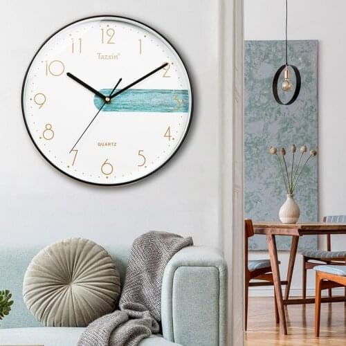 Simple Modern Wall Clock Silent Creative Nordic Art Digital Wall Clock Mechanism Living Room Reloj De Pared Home Decoration 50