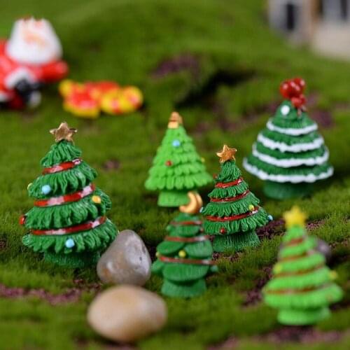 Fairy Garden Modern Elk Figurine Ornaments Resin Crafts Toys Accessories Christmas Tree Decorations For Home Decoration