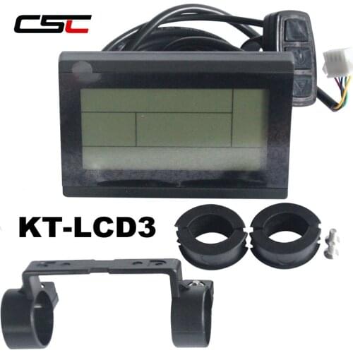 Universal Lcd Controller 24V 36V 48V Intelligent KT LCD3 Electric Bicycle Display Ebike LCD Bike Panel