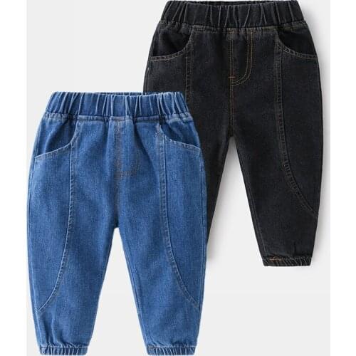 Spring Girls Jeans Baby Kids Jeans for Children Boys Girls Leggings Denim Pants Toddler Pants Girls Kids Pants for Boy Girl 2-8Y