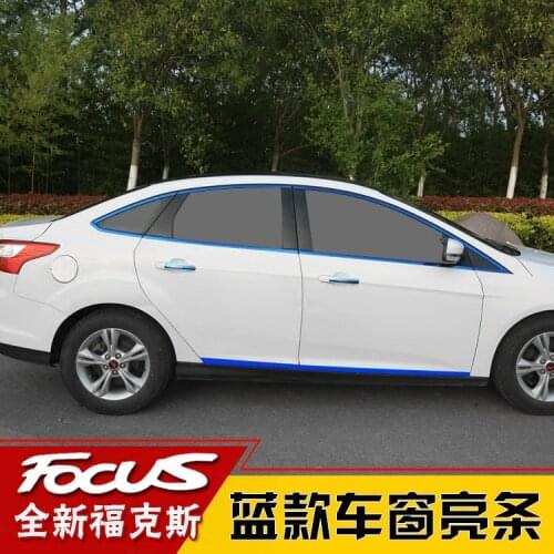 High-quality stainless steel Door Side Body Molding Chrome Trim Cover For Ford focus 2012-2017 car accessories Car-styling