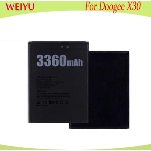 WEIYU 3360mAh Long Time Standy battery For Doogee X30 phone Replacement Batteries Bateria