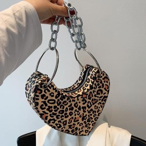 Women Bag New Fashion Luxury PU Bucket Chains Leopard Zipper Shoulder Bag Purses and Handbags Euro-America Style Girls Bag