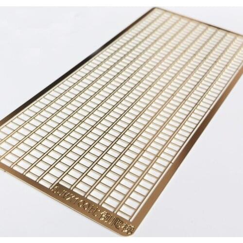 1Set Model RC Boat DIY Accessories 1:100 Ratio Brass Etched Ladders L139mm x W5mm Straight Staircase Stairway Stepladder Stairs