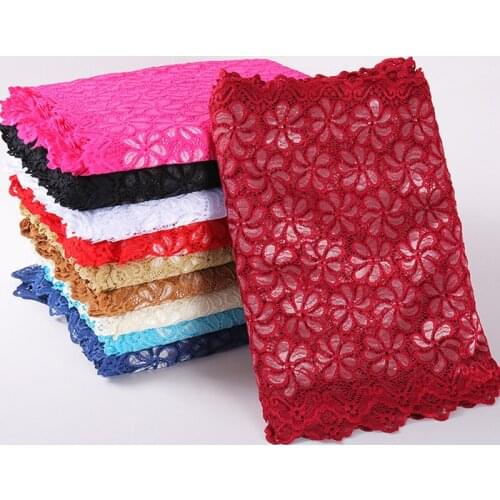 1Yard 17cm Flower Mesh Ribbon Lace Lacework Trims DIY Handmade Sewing Dress Clothes Supplies Decoration