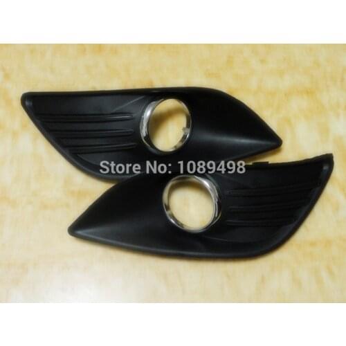 2 Pcs/Pair RH and LH fog light lamp cover with trim hole for Ford Focus 2009 2010 2011 Sedan 4 door