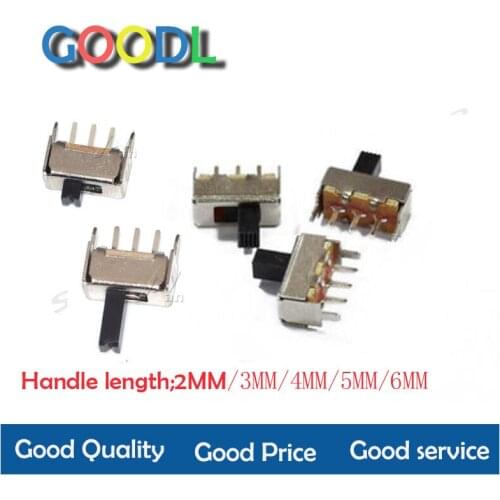 20 pces ss12d00 interruptor de corrediça mini interruptor de corrediça 3pin 1p2t 2 posição de alta qualidade interruptor de alte