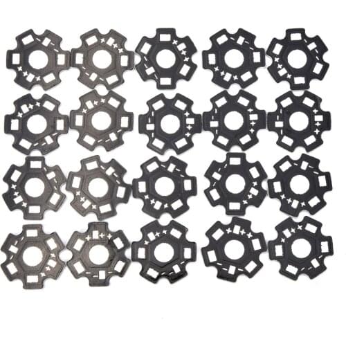 20pcs/lot 1W 3W 5W Heat Sink LED Aluminum Base Plate PCB Board Substrate 20mm Star Kit DIY Cooling Heat sink Wholesale