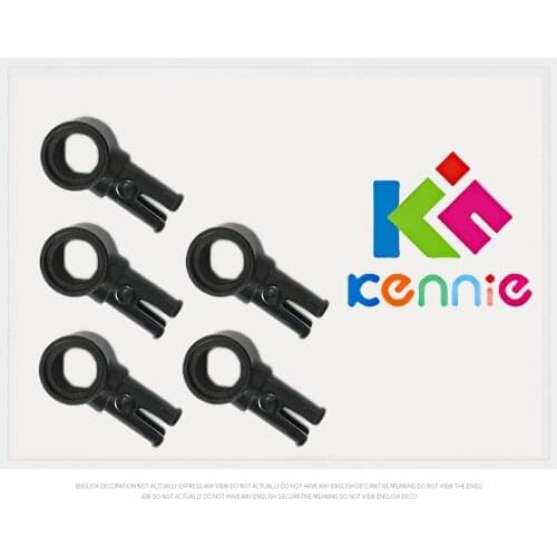 200pcs/lot Kennie DIY MOC Building Blocks Compatible Technology Fitting Blocks Bulk NO.15100 Black 1x2 Bolt 6073231