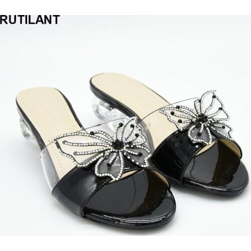 2020 Special Arrivals Wedding Black Color Nigeriain Shoe Italian In Women High Quality African Wedding Shoes Sexy Platform Pumps