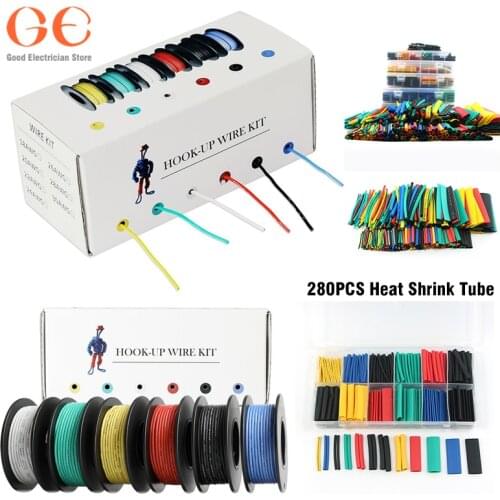 48/90m/box electronic Stranded Wire 24 AWG UL3132 Flexible Silicone Electrical Wire Rubber Insulated Tinned Copper 300V 6Colors