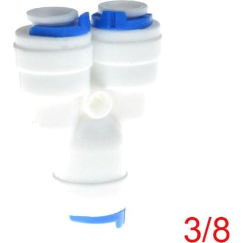 5Pcs 3/8 " Tube OD Hose Connection Equal Type Y Quick Connection Fittings RO