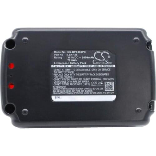 Cameron Sino 2000mAh battery for BLACK & DECKER CST1200 CST800 LHT2436 LST136 LST220 LST300 LST400 LST420LSWV36 TC220
