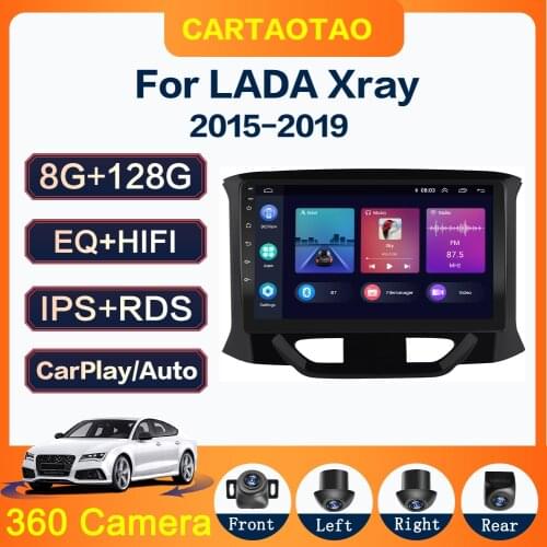 8-core 4G + 64G Android 9.0 Car Radio GPS Navigation WIFI RDS Multimedia player For LADA X ray Xray 2015 2016 2017-2019 2din