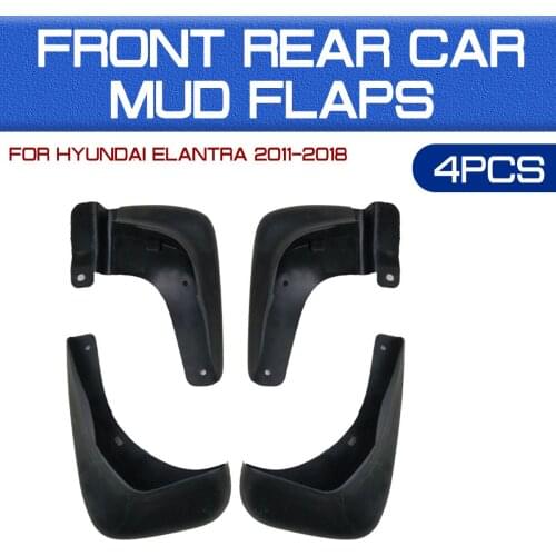 Car for HYUNDAI ELANTRA 2004 2005 2006 2007-2018 Car Front Rear Car Mudguards Fender Flares Mud Guard Flap Anti Splash Mudflaps