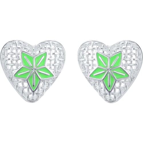 Free shipping high quality silver plated earrings Fashion jewelry WE1017
