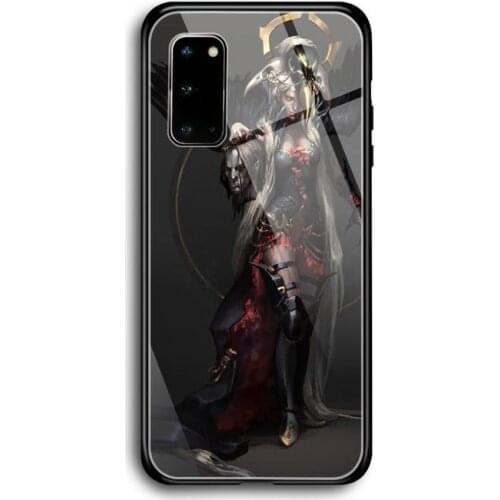 Angel of death Phone Case Tempered Glass For Samsung S7 S8 S9 S10E S20 21 30 Plus ultra Note 8 9 10 Plus A7 2018