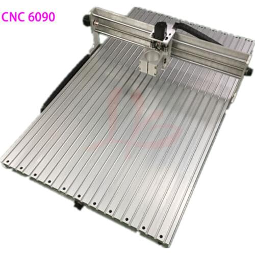 CNC Router 6090 Frame Kit 1605 Ball Screw Engraving Machine Body 65mm 80mm Spindle Motor Clamp